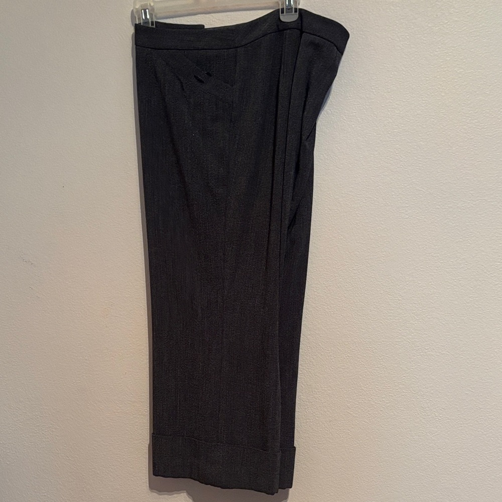 Lane Bryant Dark Gray Straight Leg Pants